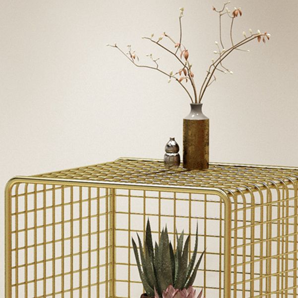 Modern Style Standard Bookcase Metal Closed Back Bookshelf for Home