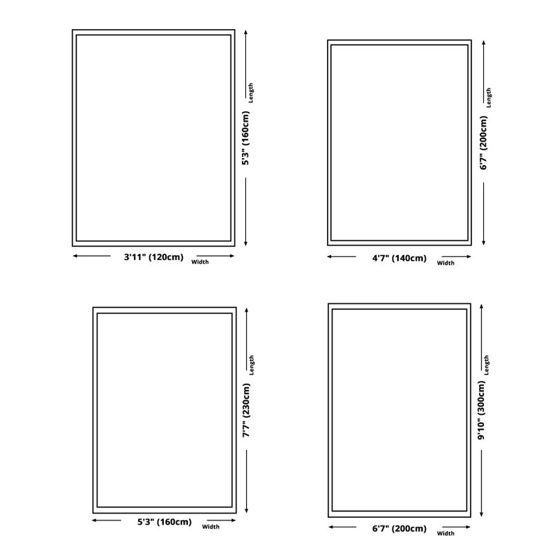 Oriental Solid Carpet Polyester Area Rug Non-Slip Backing Indoor Carpet for Home Decoration