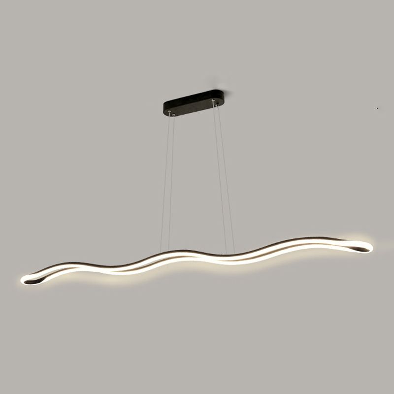 Modern de comedor de estilo Lámparas de lámparas de la isla de la isla de iluminación LED para cocina