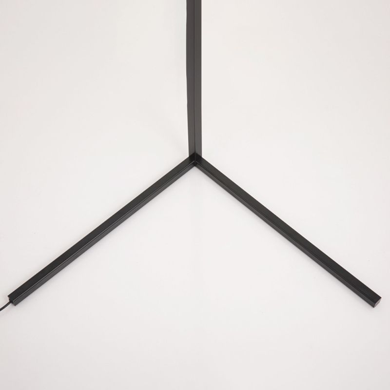 Modern Aluminium Simple Floor Lamp Geometric Line LED Floor Light for Bedroom