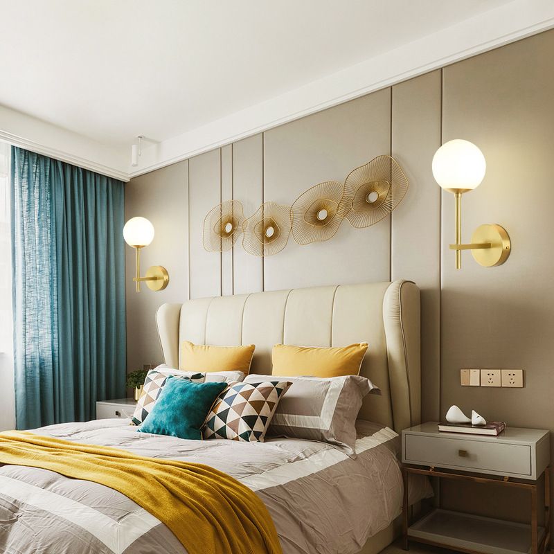 Pencil Arm Wall Light Fixture Modern Wall Sconce Light for Bedroom