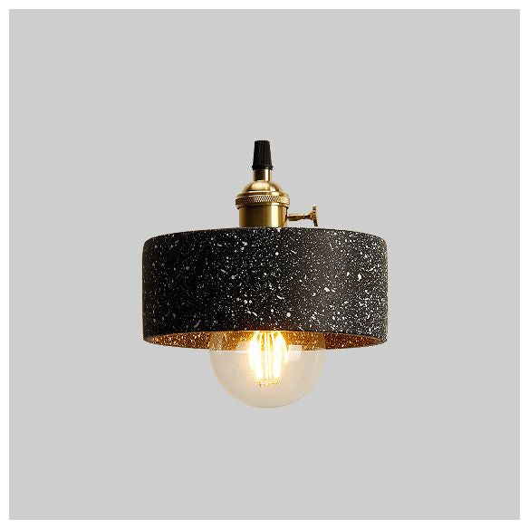 Contemporary Cement Pendant Lighting One Head Pendant Lamp for Bar Study Room