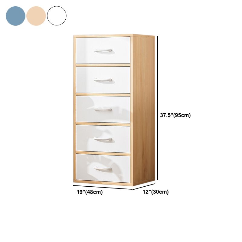Contemporary Matte Finish Dresser Bedroom Wood Storage Chest