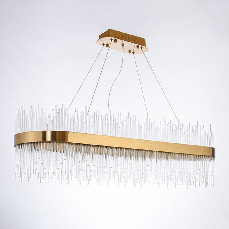 Moderna isla Pense de iluminación de cristal Restaurante Luz de restaurante Luz interior