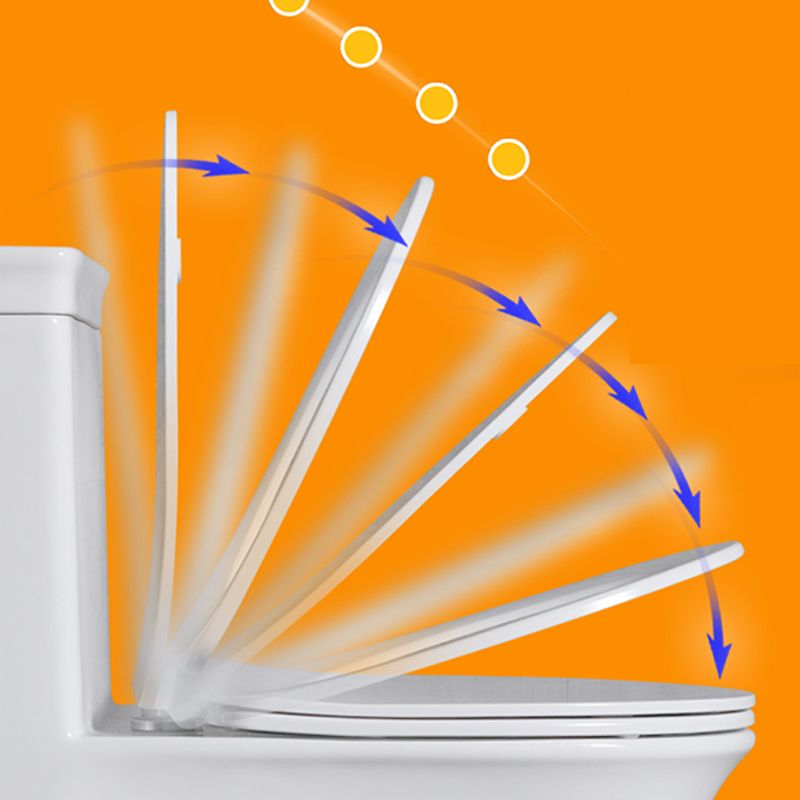 Floor Mounted Toilet One-Piece Toilet Porcelain Siphon Jet Flush Toilet