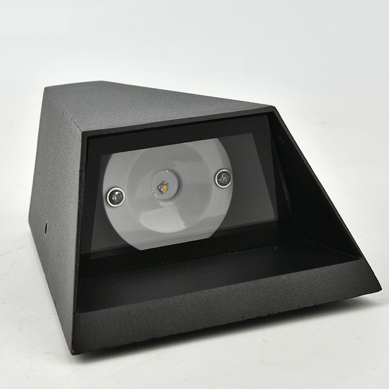 Moderno Minimalista Geométrico Geométrico ARRIBA LED MALA MEAL METAL 2 luces de luces 2 luces