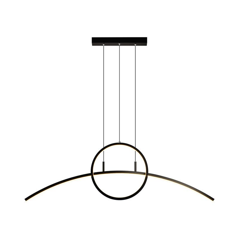 Anneau artistique et arc île pendentif éclair