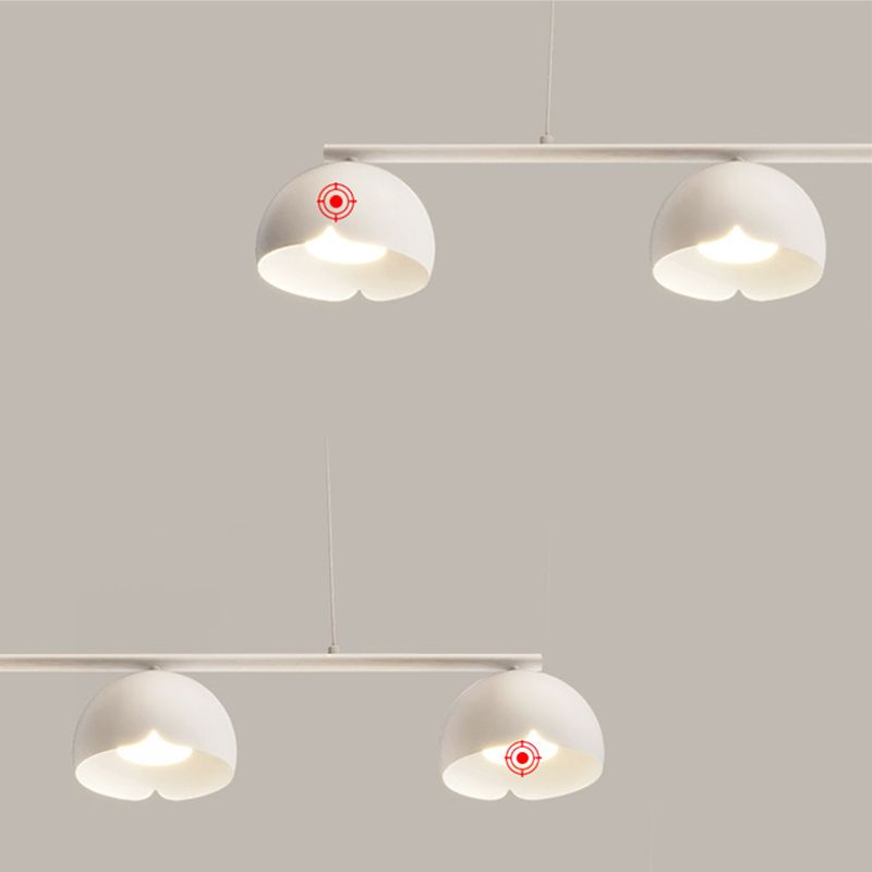 Modernism 3-Light Kitchen Island Lighting White Island Pendant Lighting for Kitchen