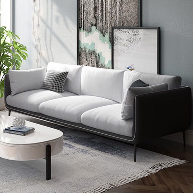Contemporary Fabric Living Room Pillow Top Arm Pillows Seating