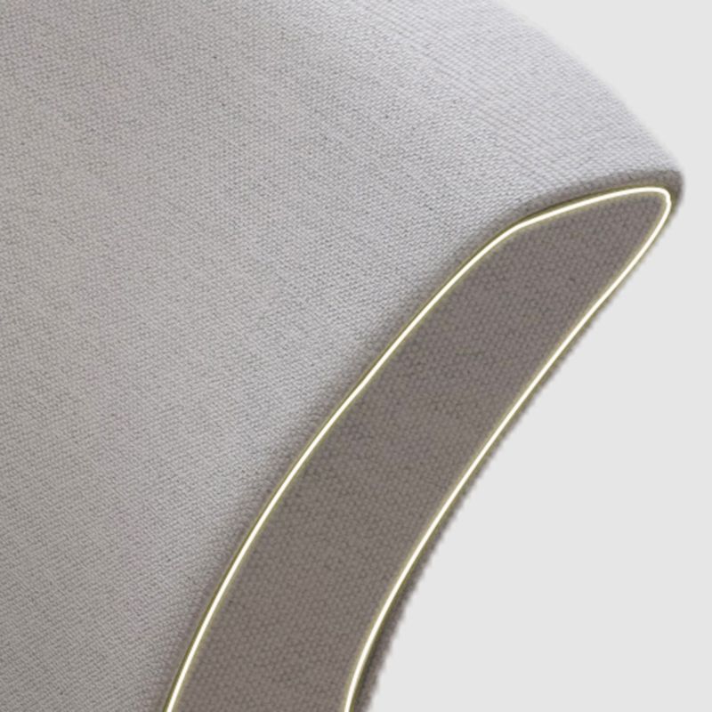 Chaise de salle à manger simple en bois rembourrée à dossier solide de fauteuil contemporain d'intérieur