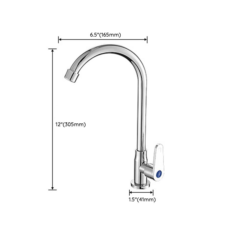Modern Bridge Faucet Stainless Steel with Handles and Supply Lines Kitchen Sink Faucet