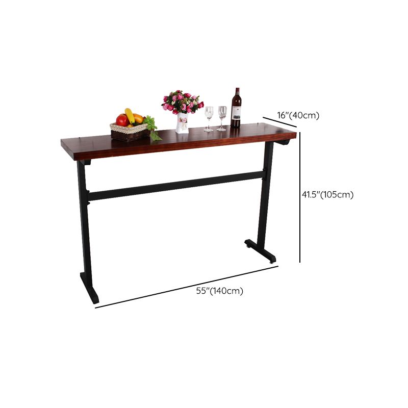 1/3/4 Pieces Table and Stool Set Solid Wood Counter Height Set