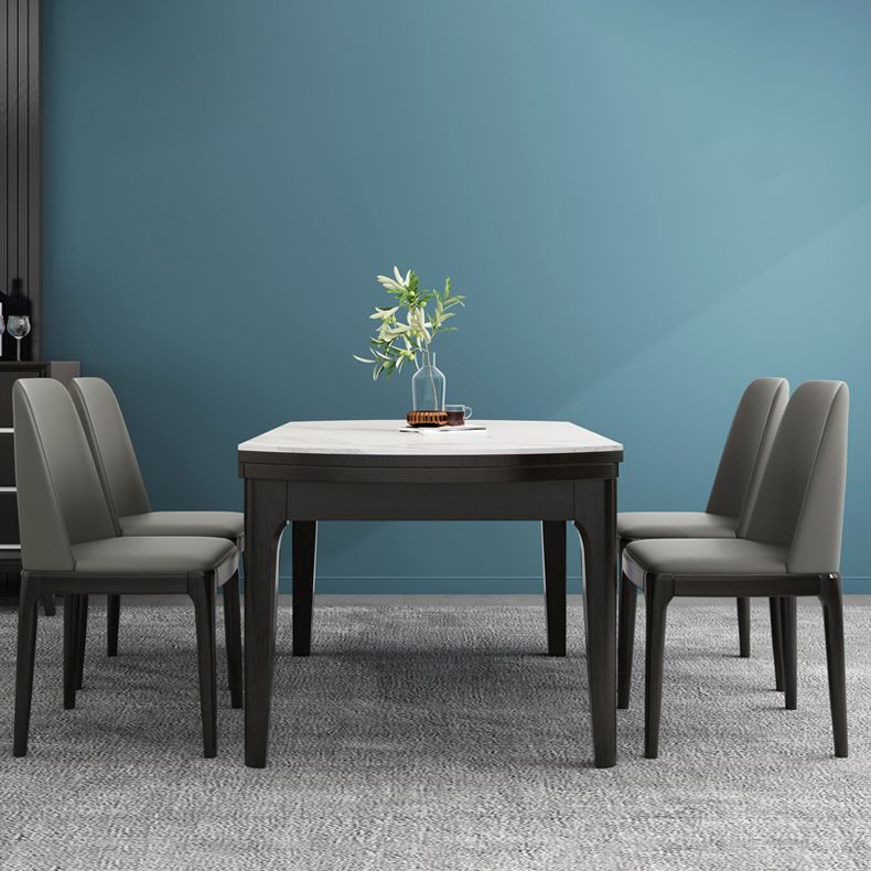 Leather Scandinavian Restaurant Side Chair Colorful Parsons Dining Chair