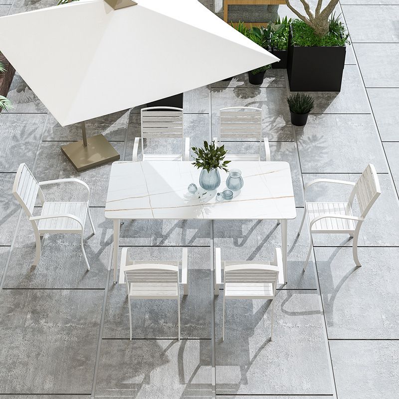 Sintered Stone Dining Set 1/5/7 Piece Modern Dining Table Set for Outdoor