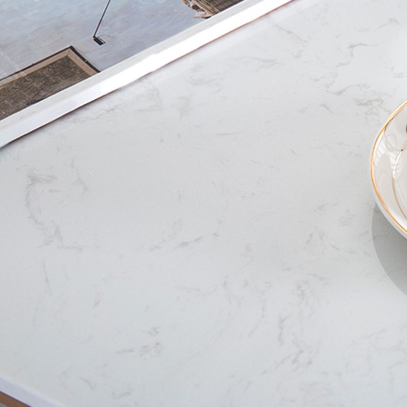 Faux Marble Bistro Bar Table Modern Gold Base Bar Table for Home