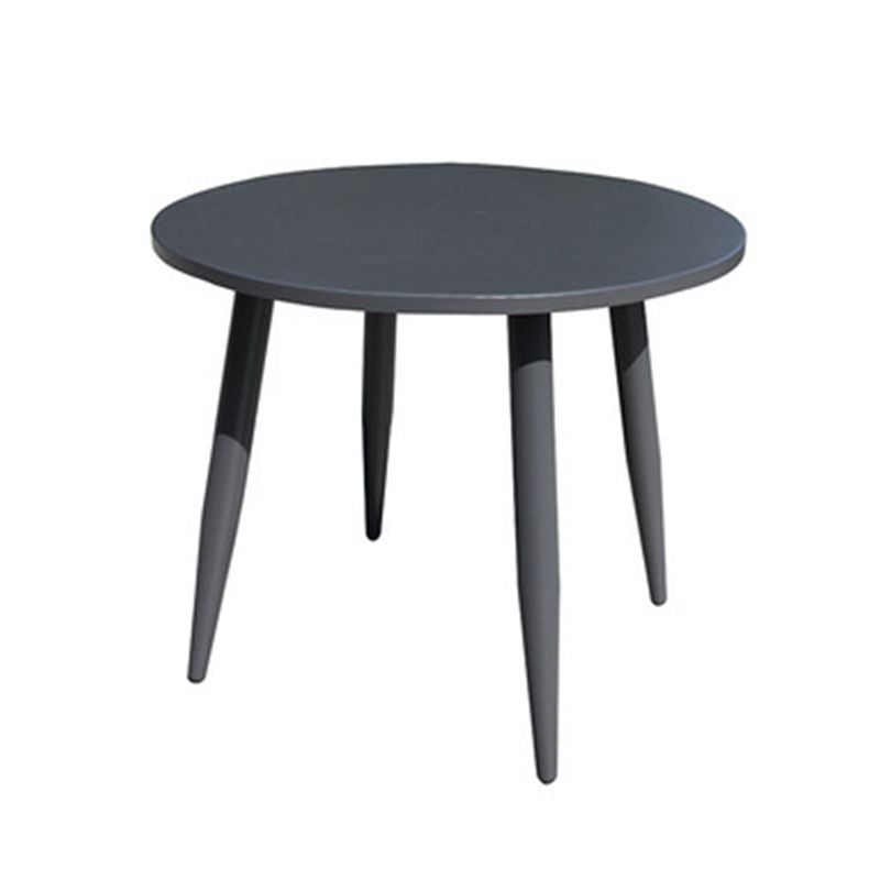 1/5/7 Pieces Modern Metal Dining Set Stone Dining Table Set for Outdoor