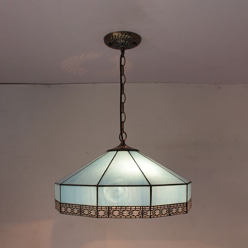 Lampada a ciondolo a farfalla in vetro colorato 5 luci lampadario in stile tiffany per ristorante