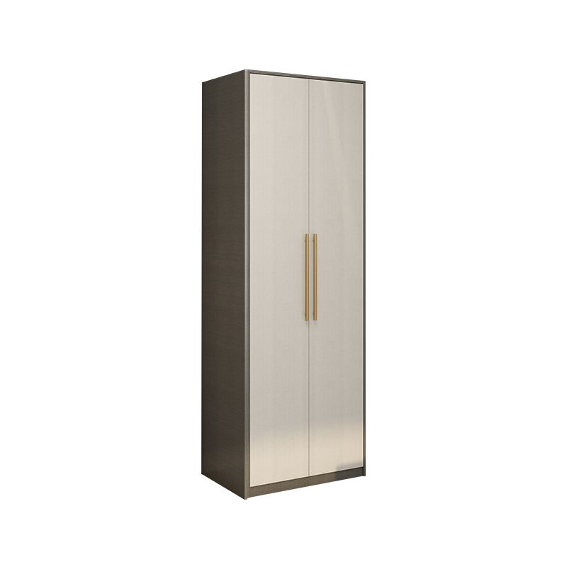 Hinged Wardrobe Armoire Modern Engineered Wood Storage Cabinet
