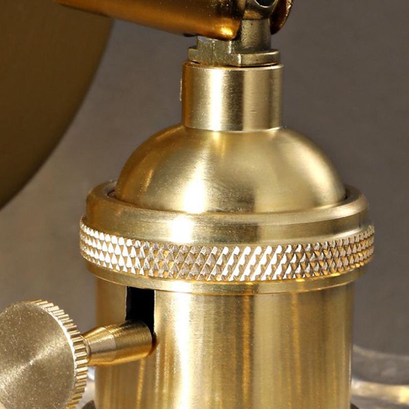 Glass Geometric Wall Sconce Lighting Industrial Style 1 Light Wall Mounted Light