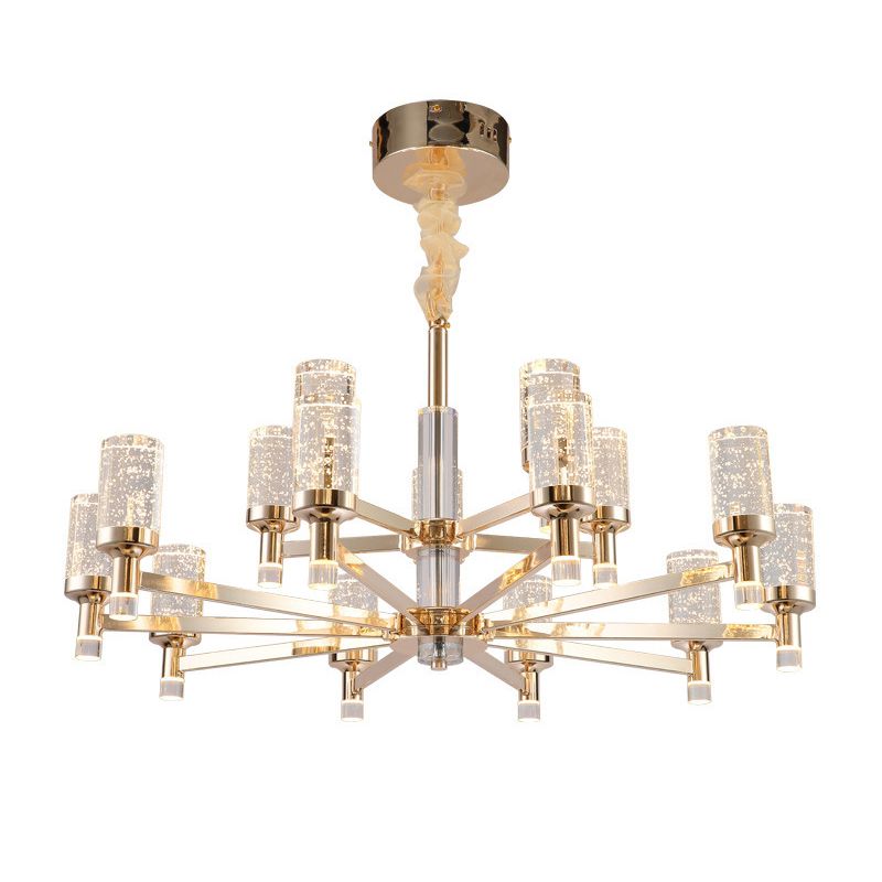 Crystal Contemporary Hanging Light Fixtures Sputnik Ceiling Light for Living Room