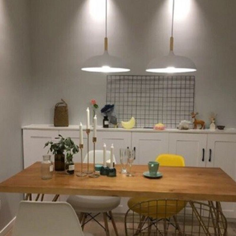 Geometric Shape Metal Hanging Light Modern Style 1 Light Hanging Light Mount Fixtures