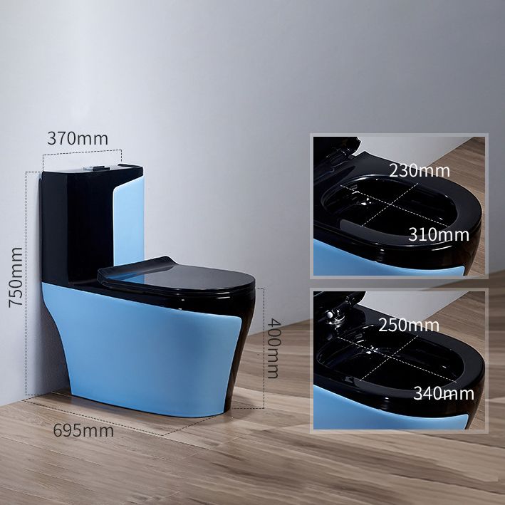 Modern All-In-One Toilet Bowl Floor Mounted Urine Toilet with Seat for Bathroom