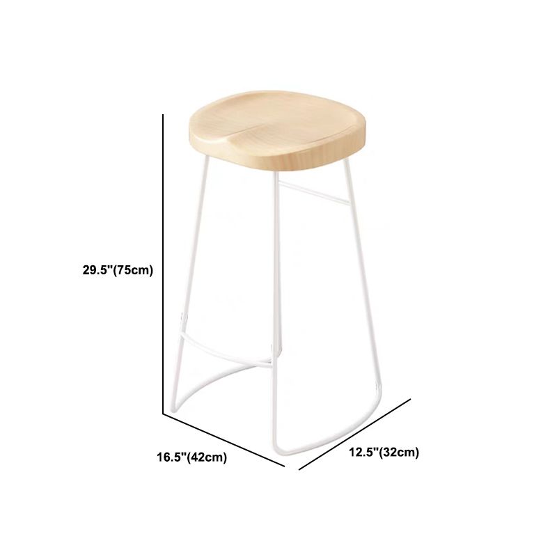 Luxury Rectangle Solid Wood Bar Table Set 1/4/6 Pieces Counter Table with Backless Stools