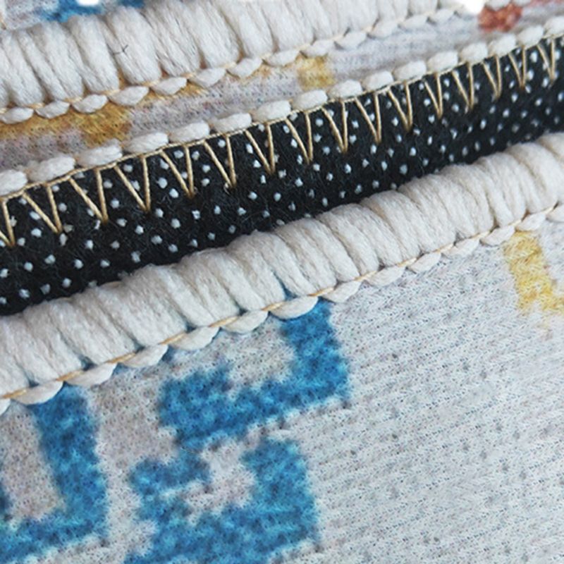Grey Line Carpet Polyester Modern Carpet Washable Carpet for Living Room