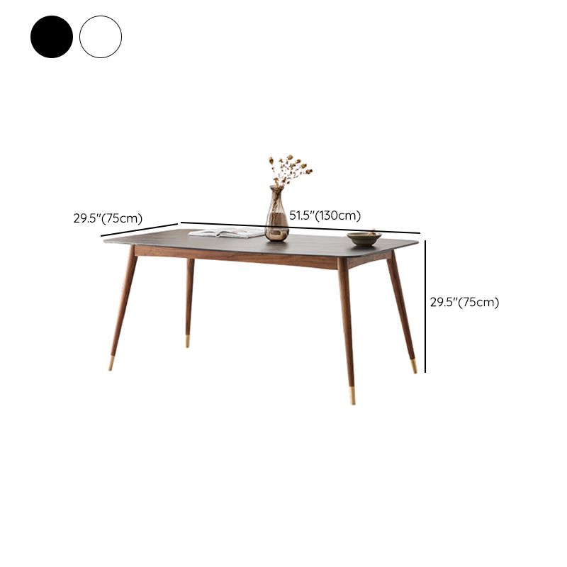 Modern Standard Height Furniture 5/7 Pcs Solid Wood 4 Legs Dinette Table with Chair