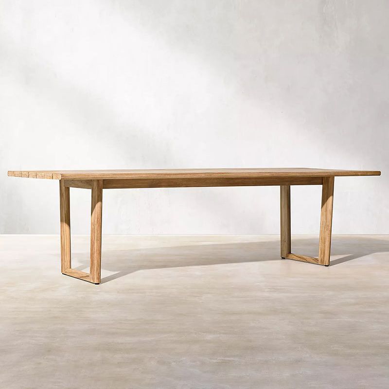 Bohemian Style Solid Wood Dining Table Set 1/5 Pieces Dining Table Set for Outdoor