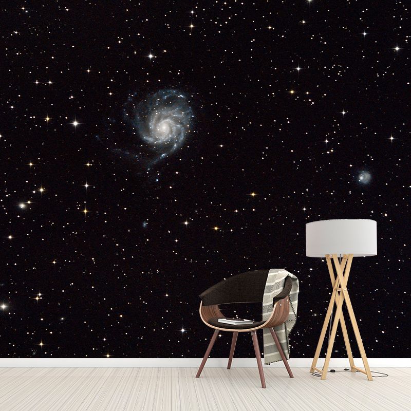 Wall Mural Photography Environment Friendly Mural Wallpaper Dreamy Galaxy Bedroom