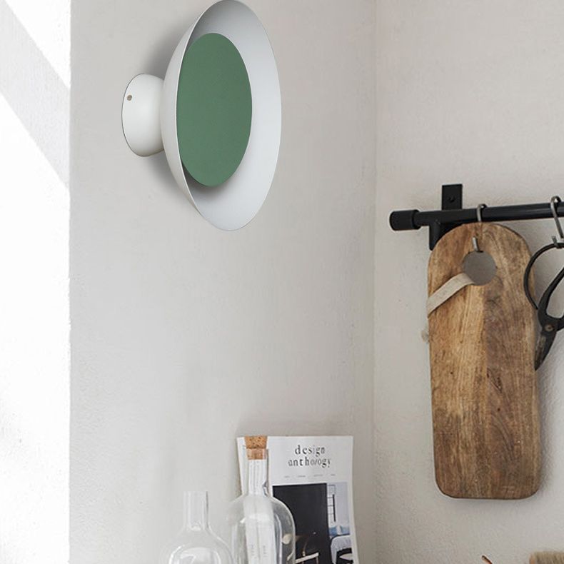 Nordic New Creative Round Single Macaron Farbwandlampe