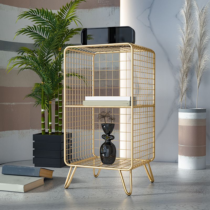 Urban Shelf Bookcase Closed Back Vertical Metal Bookshelf for Living Room