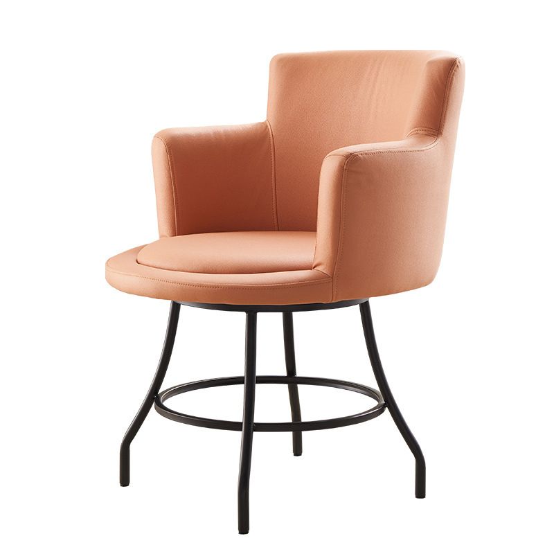 Faux Leather Chair 21.2" L x21.2" W x29.5" H Arms Included Chair