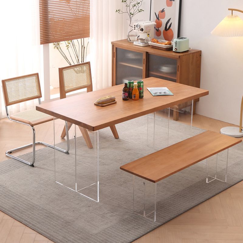 Rectangle Dining Room Table Solid Wood Dining Table for Dining Room
