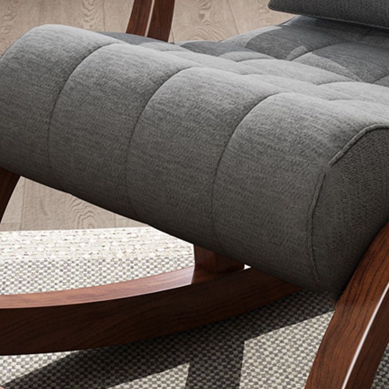 Accent Chair 26.37" L x 59.05" W x 35.03" H Solid Wood Frame Lounge Chair