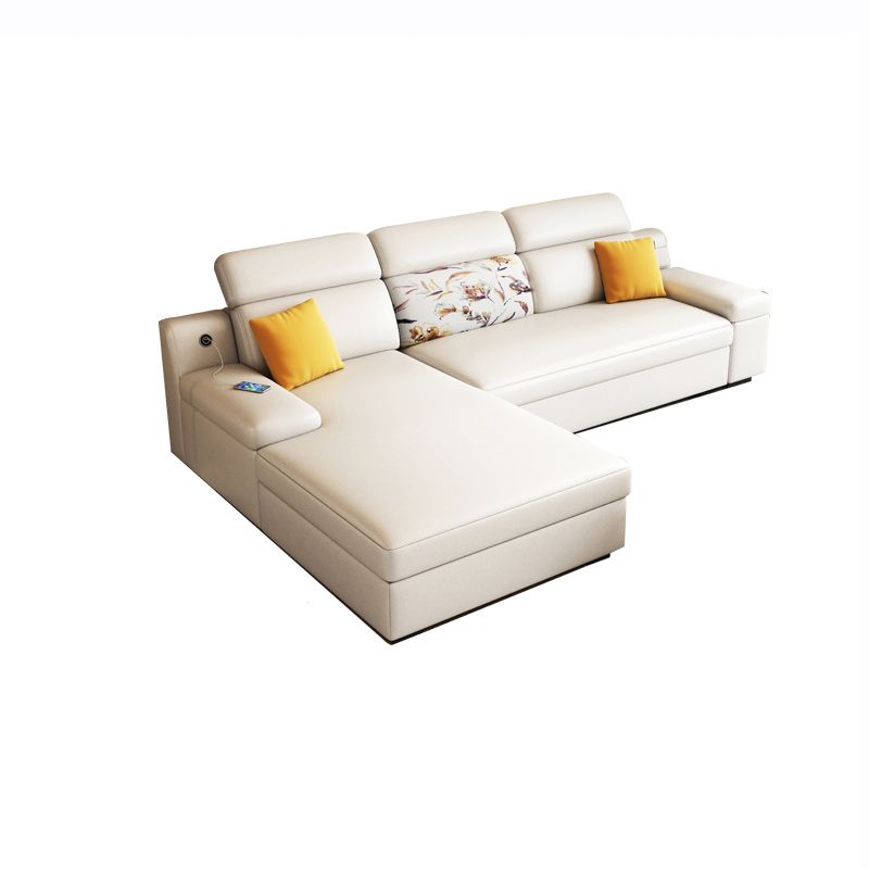 3 seat Mid Century Modern Pillow Top Arm Sofa Sewn Pillow Back Sofa