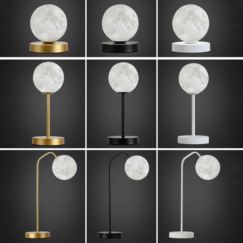 1-Licht-Globus-Tischlampe Modernes Glas Tischlicht