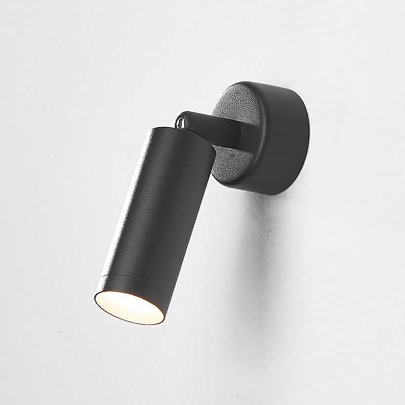 Half Cylinder Metal Reading Wall Light Modern 1 Light Wall Mount Light Fixture