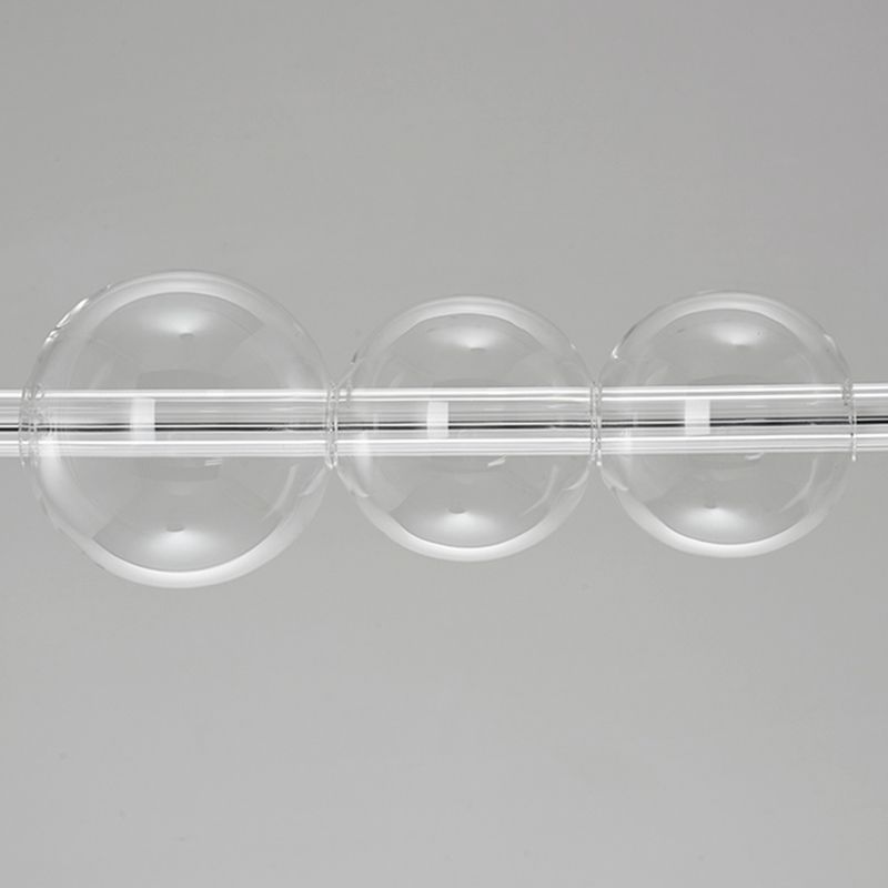 Clear Glass Ceiling Pendant Light Modern LED Kitchen Island Lighting Ideas