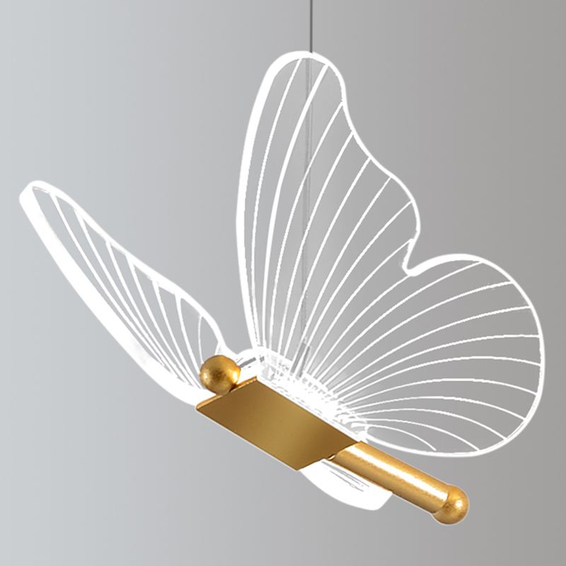 Vlindervormige suspensie hanger eigentijdse hangende hanglampen voor slaapkamer