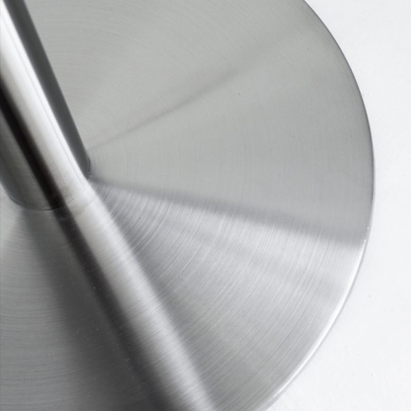 Industrial Dining Room Table Stainless Steel Table with Pedestal Table for Home Kitchen Dinner