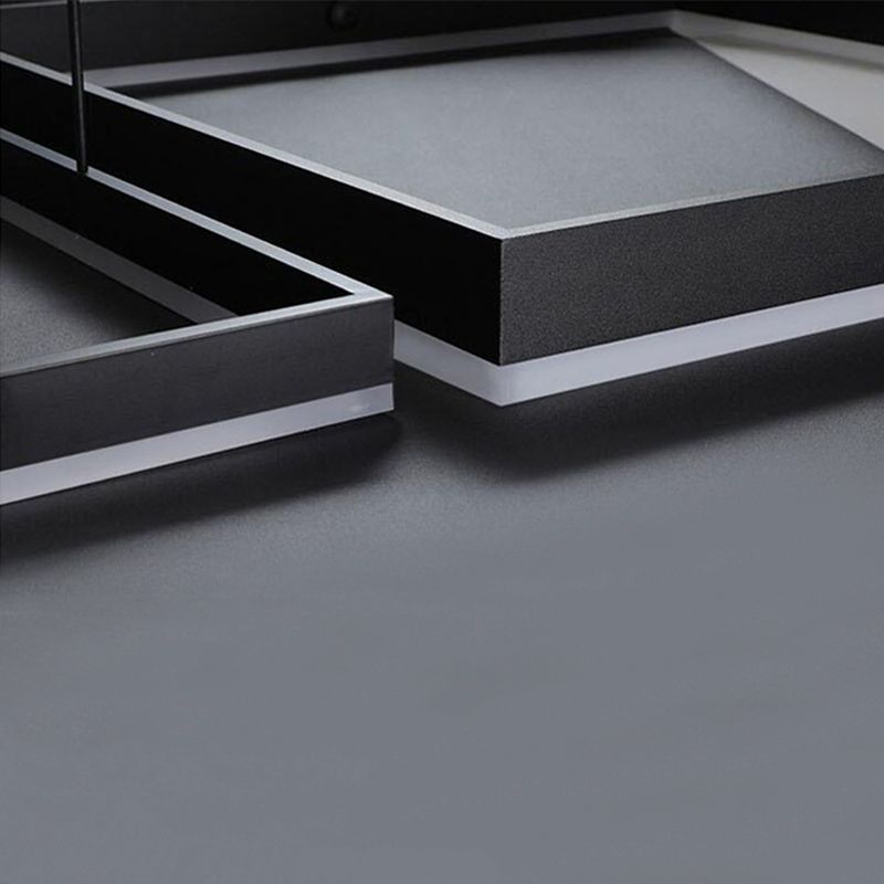 Modern Chandeliers For Dining Room Multiple Squares Hanging Light Fixtures