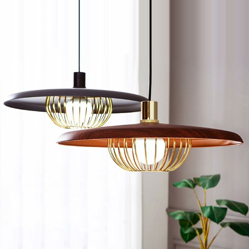 Metal Nordic Modern Modern suspension de plafond Light 1-Light Pendant Light for Dining Room