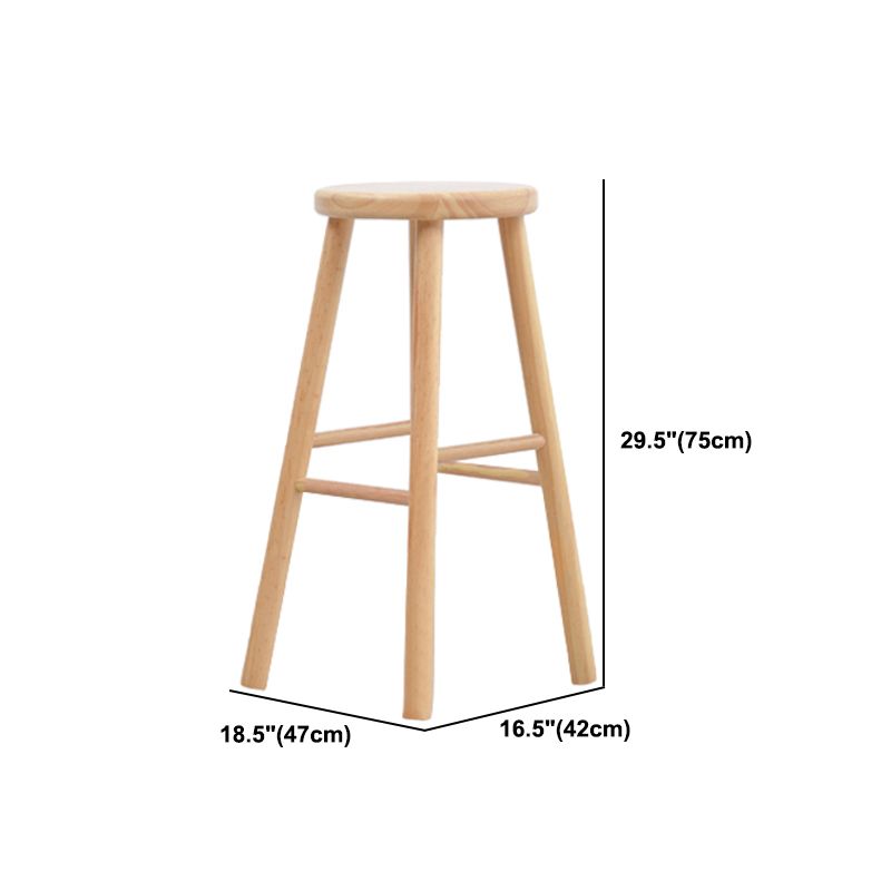 1/2 Pieces Luxurious Rectangular Pub Table Set Wooden Counter Table with Backless Stools