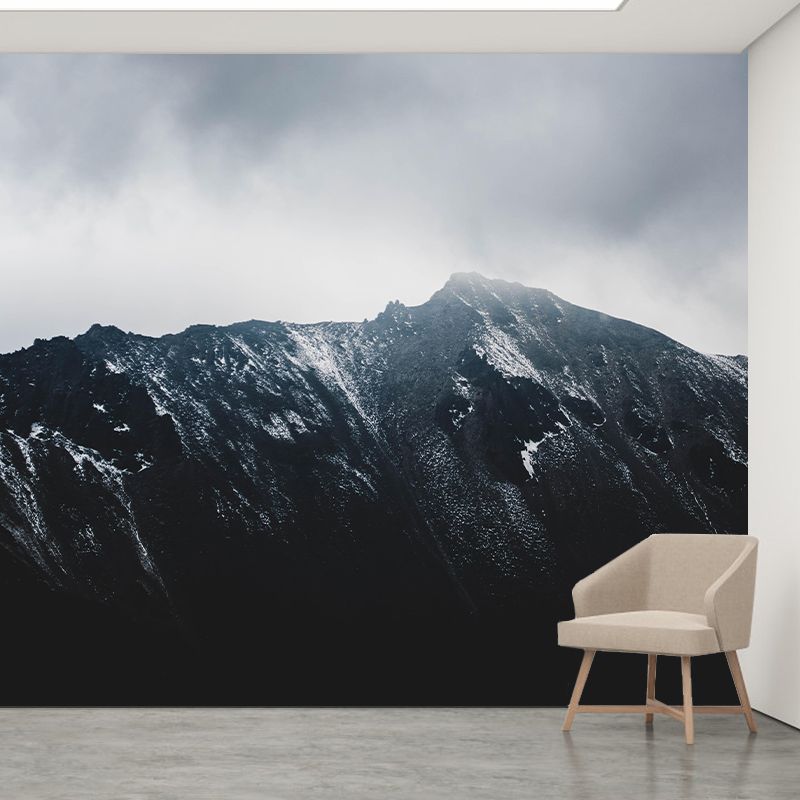 Wall Mural Modern Style Mountain Wallpaper Photography Mildew Resistant for Living Room