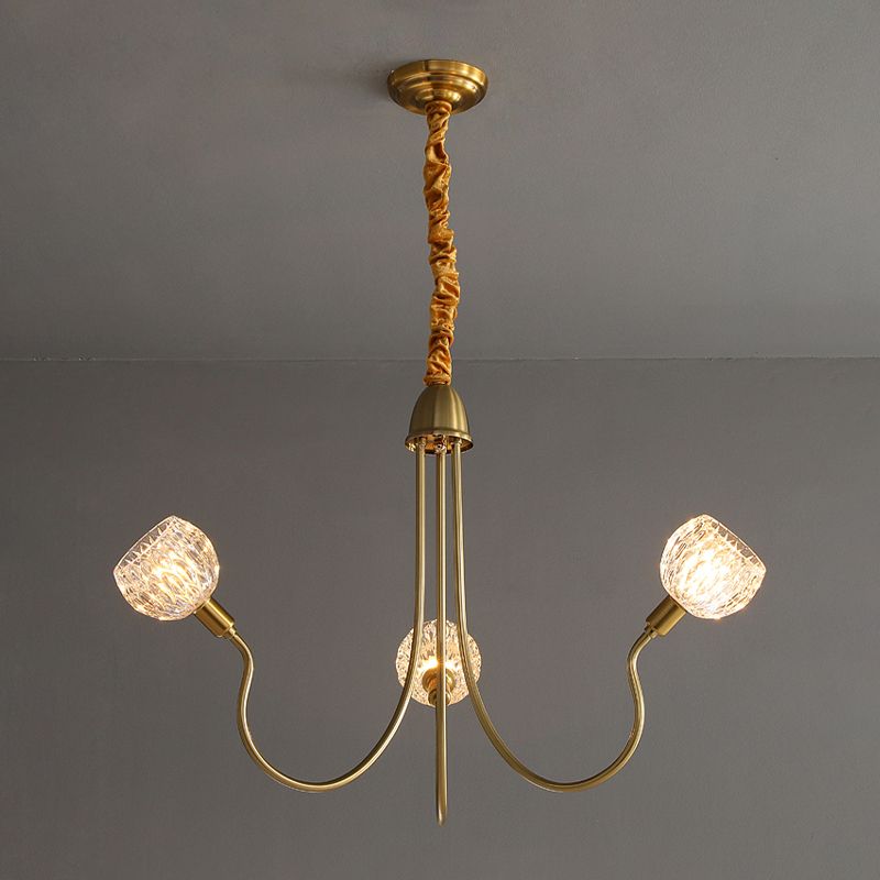 Contemporary Chandelier Simplicity Hanging Lighting Fixture for Sitting Room