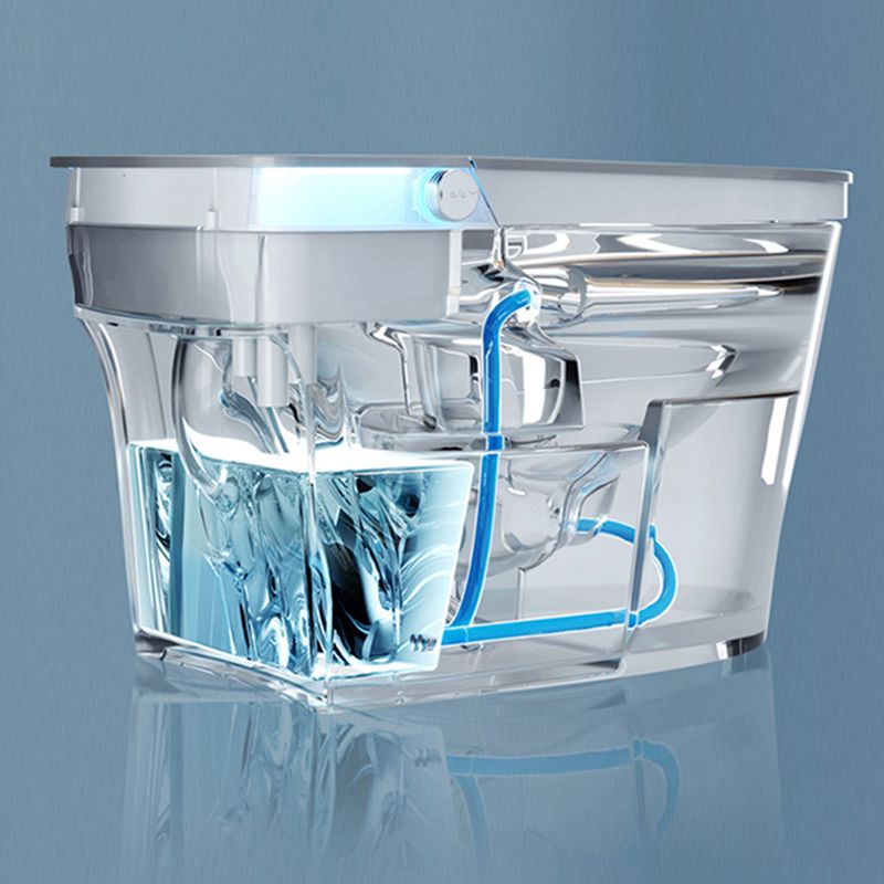 Contemporary Ceramic Siphon Jet Toilet Bowl One Piece Urine Toilet with Seat