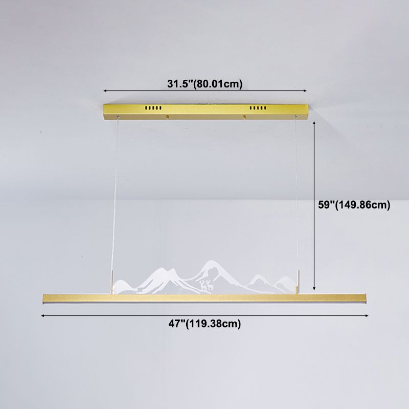 Minalismo in stile contemporaneo LEDELIE INSLANA LUCE per sala da pranzo