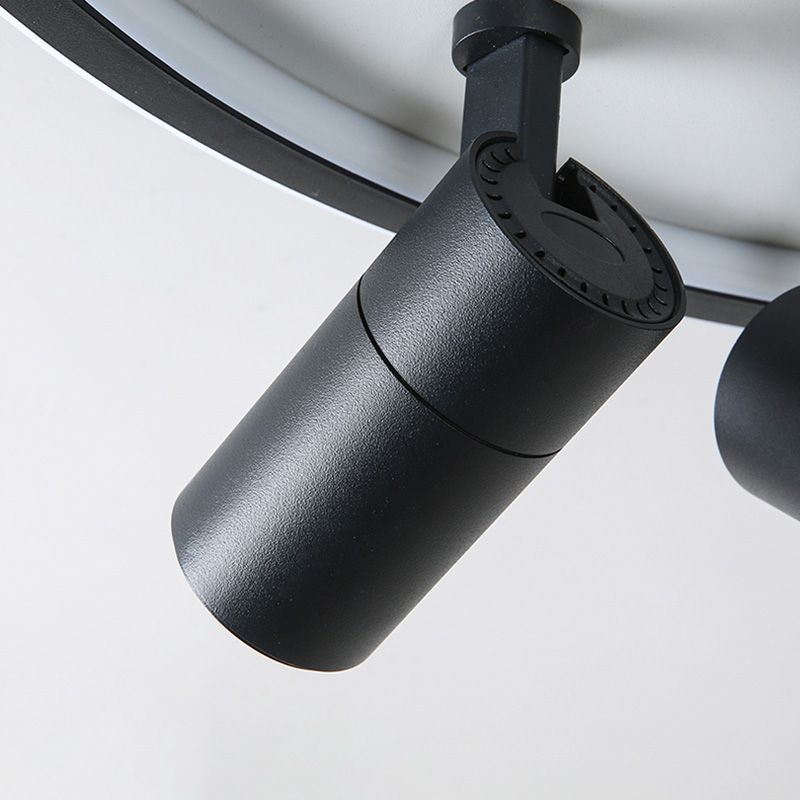 Simple Flush Ceiling Spotlight LED Track Light Fixture for Living Room